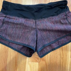 LuluLemon speed up shorts